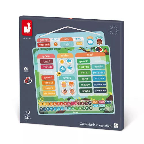 Calendario magnético - Español