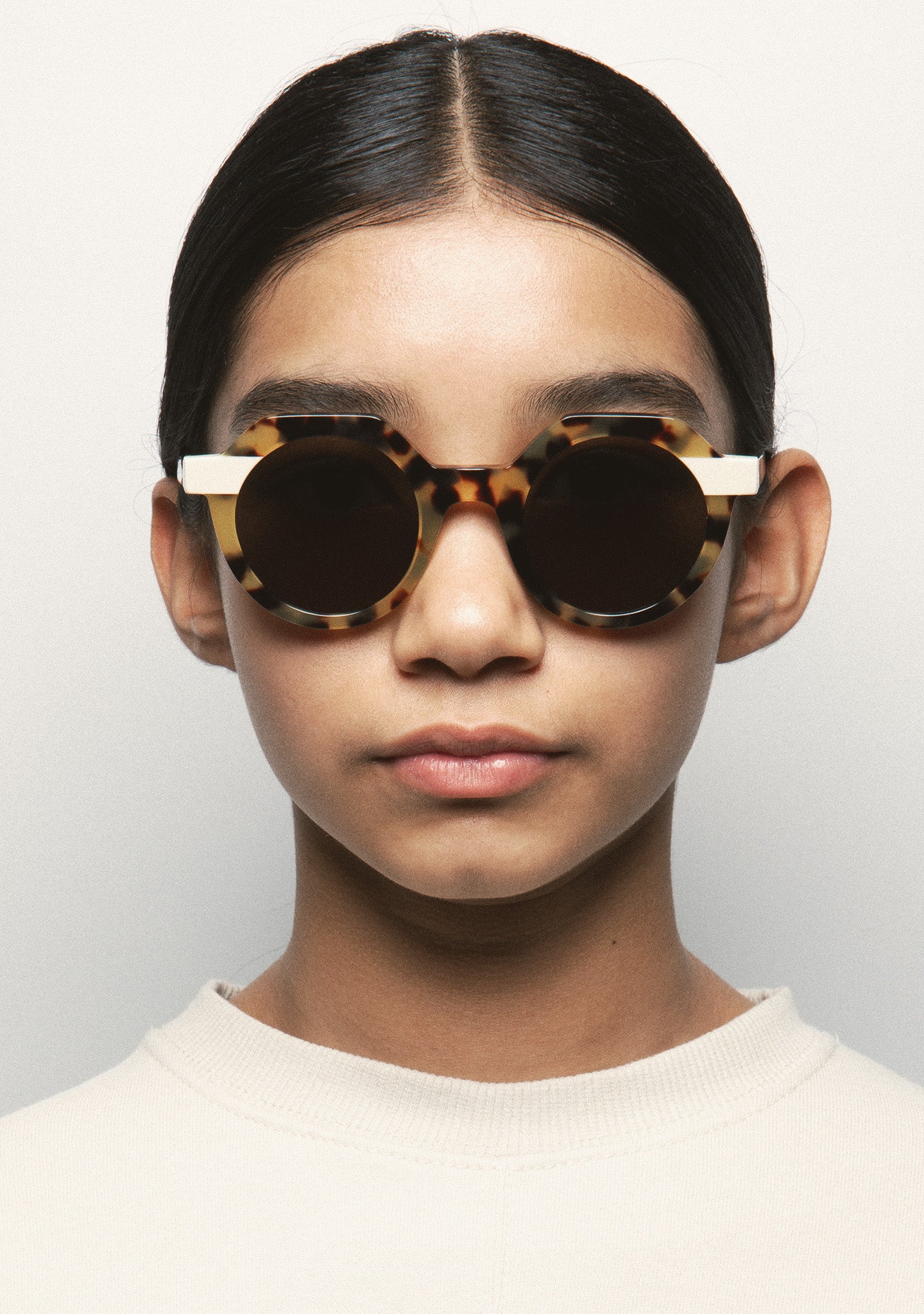 Gafas de niños - EVERS - Havana Marrón + Blanco