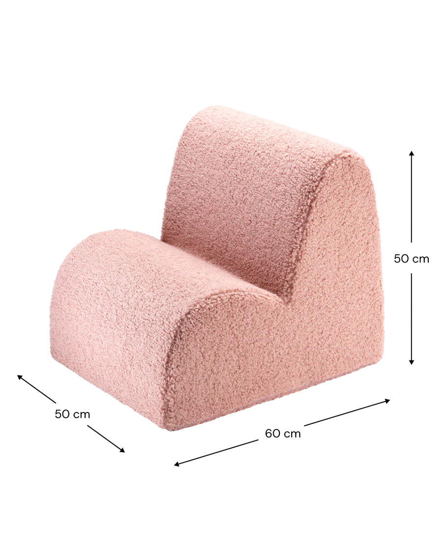 Cloud Chair - Teddy - Guava