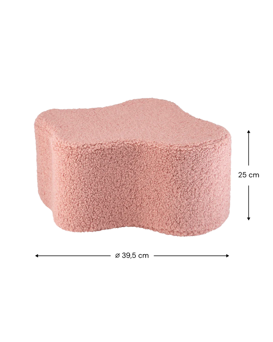 Cloud Pouffe - Teddy - Guava