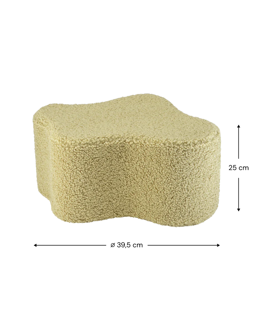 Cloud Pouffe - Teddy - Matcha