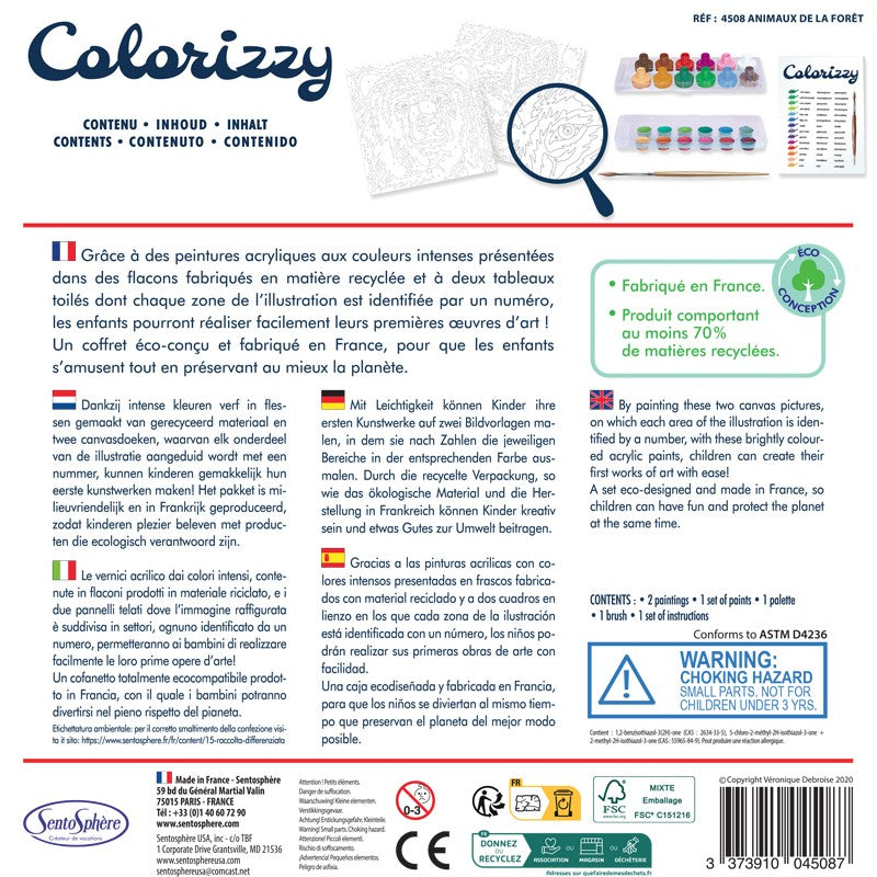 Pinta por números - Lobo