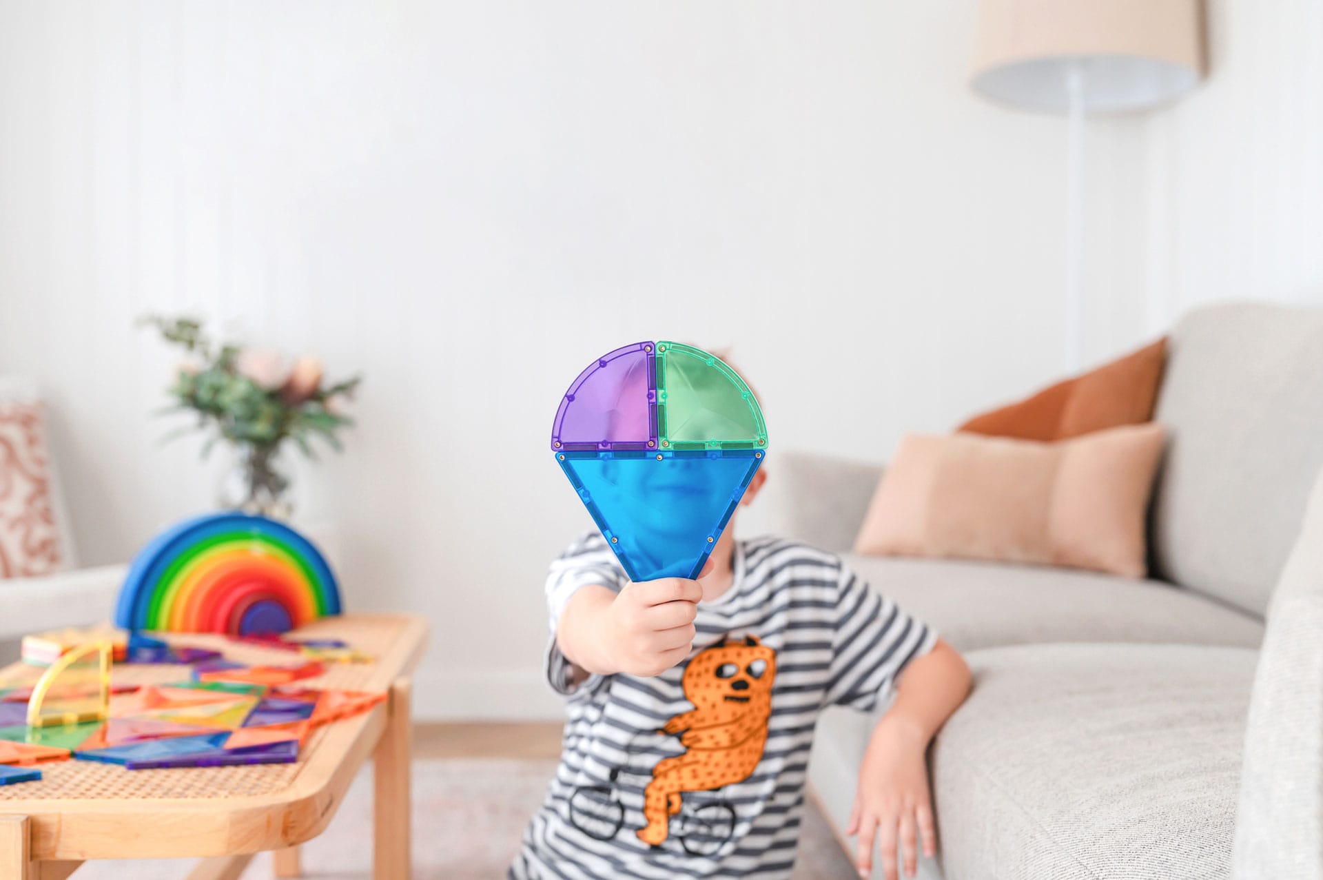 Connetix Bloques magnéticos - Rainbow - Formas complementarias - 36 piezas (EXTENSIÓN)