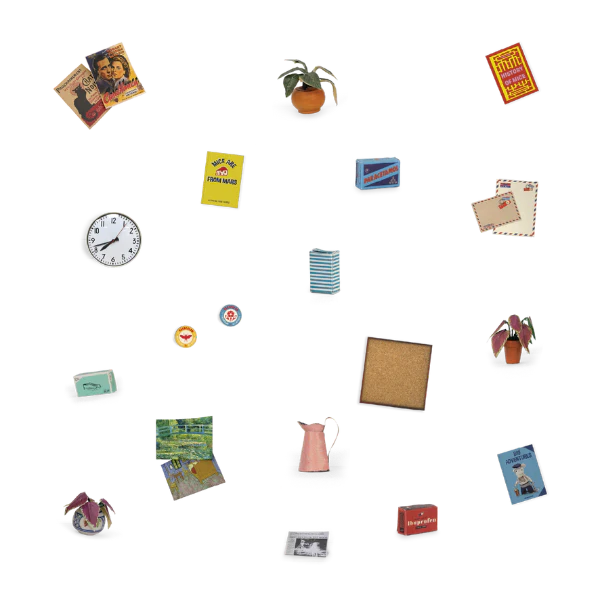 Accesorios Recortables - Dormitorio