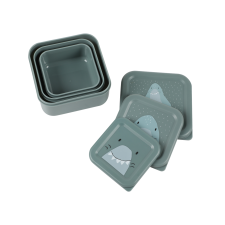 Caja merienda - Shark (set de 3)
