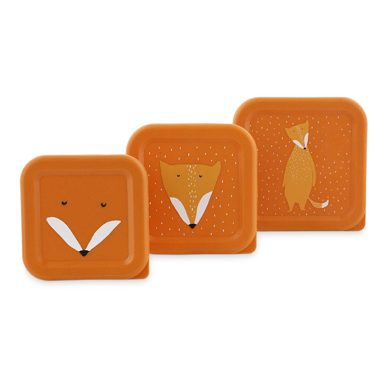 Caja merienda - Zorro (set de 3)