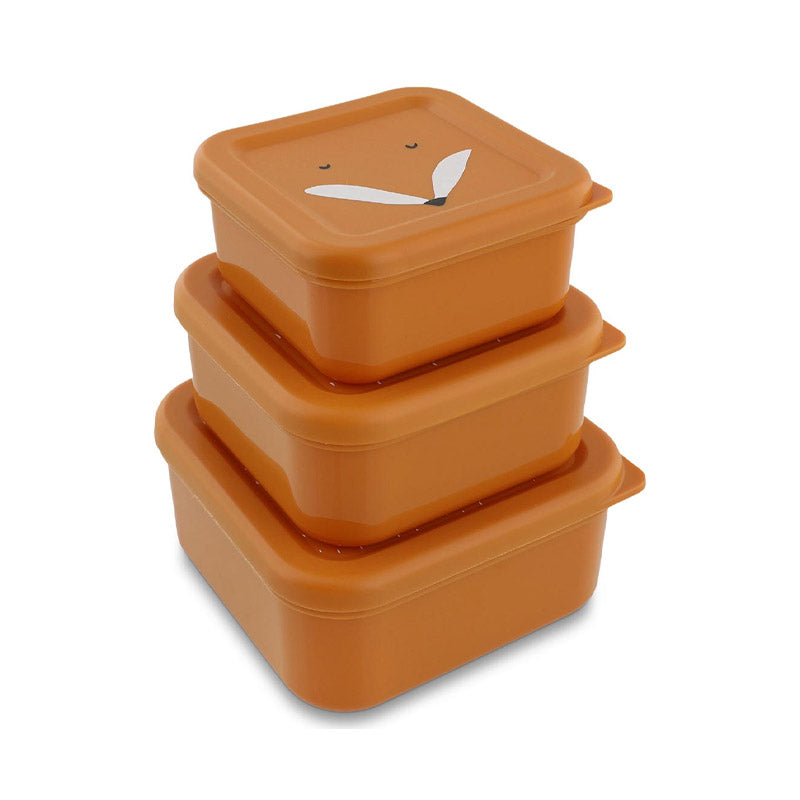 Caja merienda - Zorro (set de 3)