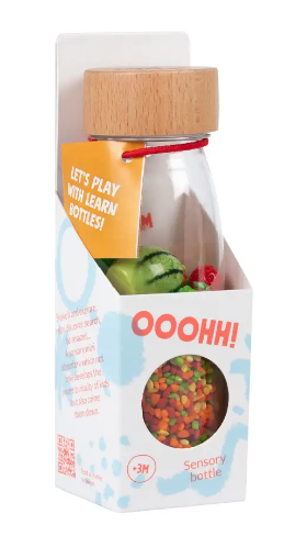 Botella sensorial - LEARN - Frutas