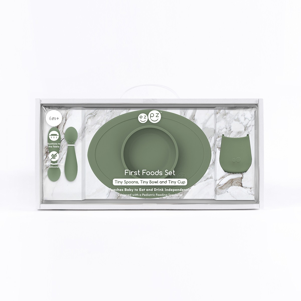 Set de primeros alimentos (Bol + Vaso + Cubiertos)