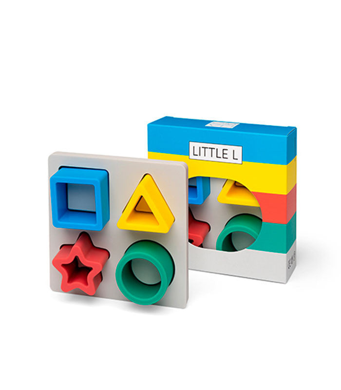 Set de 4 figuras geométricas de silicona