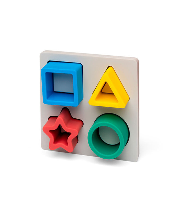 Set de 4 figuras geométricas de silicona