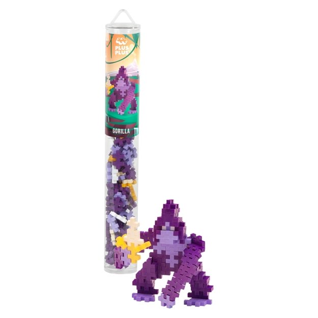 Plus Plus - Tamaño Mini - Tubo de personajes y animales (100 piezas)