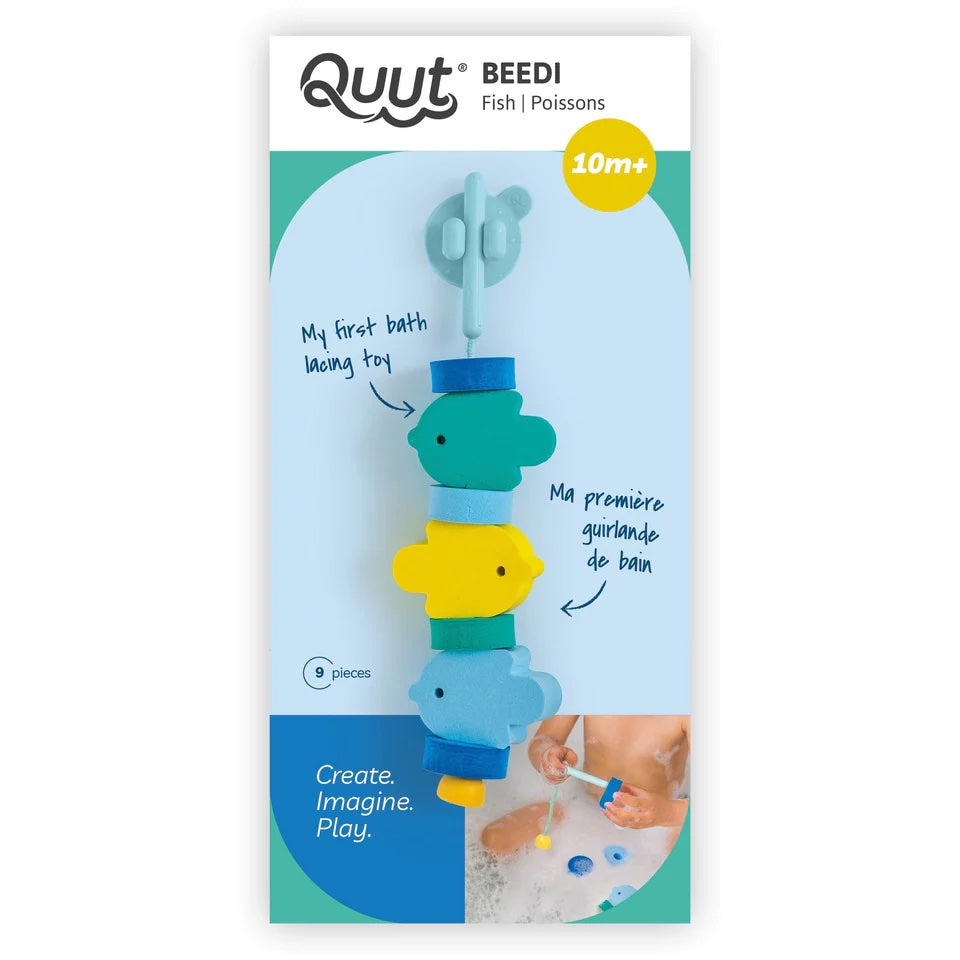 Cuentas para ensartar en la bañera