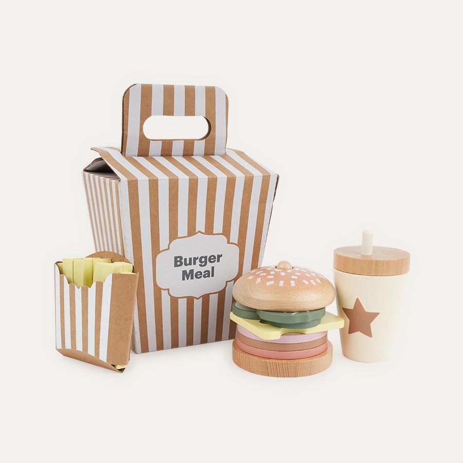 Menú hamburguesa (en caja)