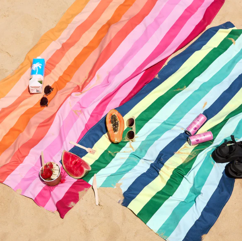Toalla - Rayas - Miami Sorbet