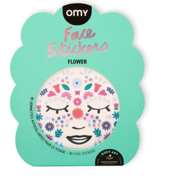 Pegatinas para la cara (varios modelos)