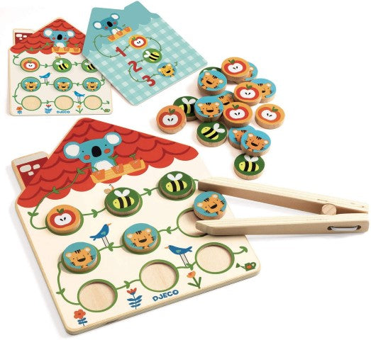Juego de Conteo de Madera Pinstou