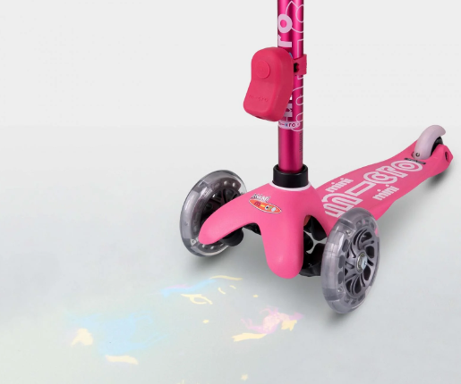 Luz de patinete/Proyector - Unicornios