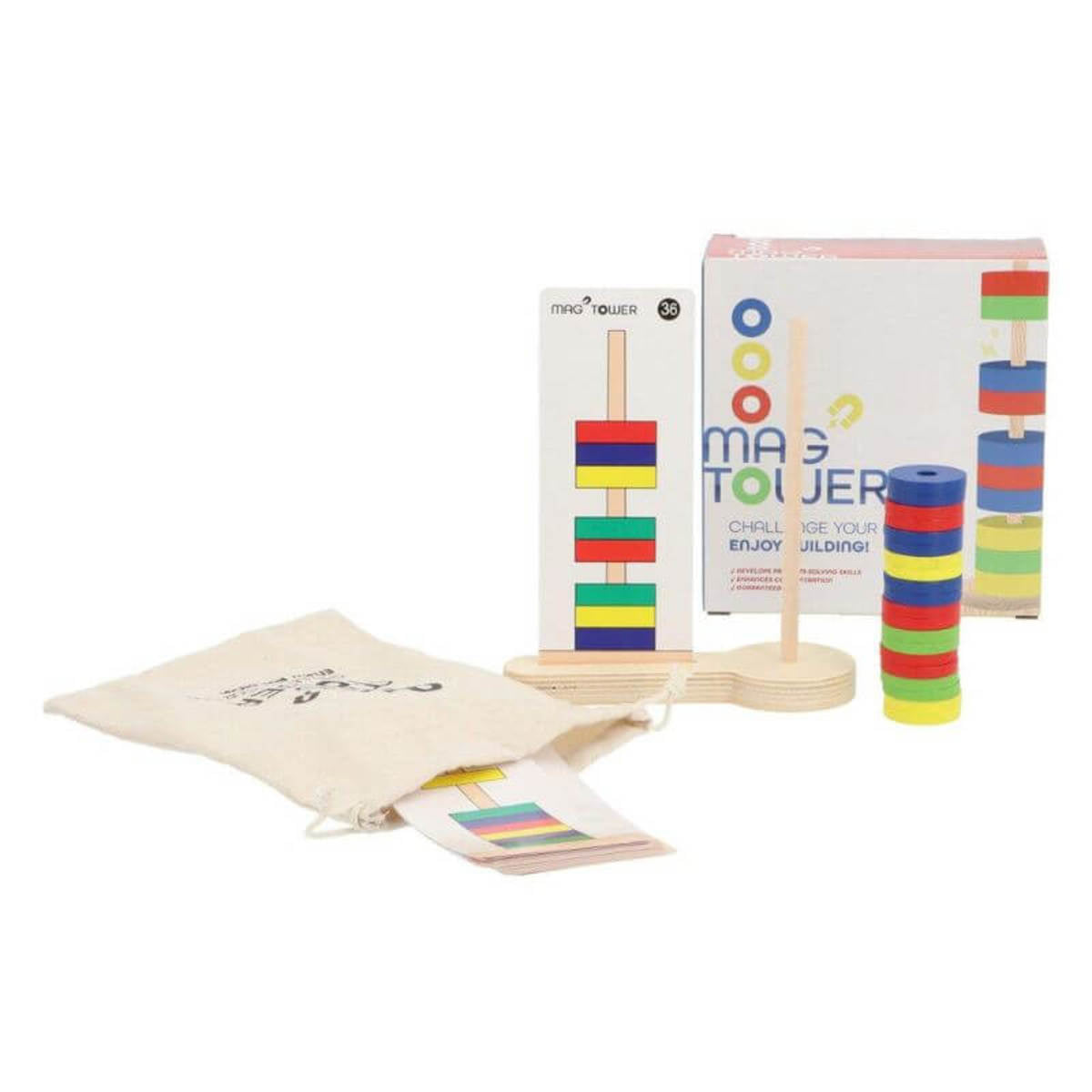 Mag Tower - Juego magnético de construcción