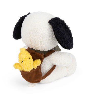 Peluche - Beagle Snoopy con Woodstock en mochila