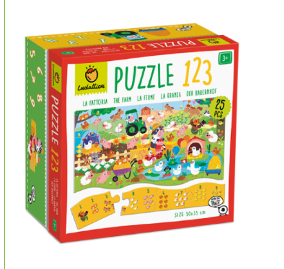 Puzzle - 25 pcs - La granja (+3 años)