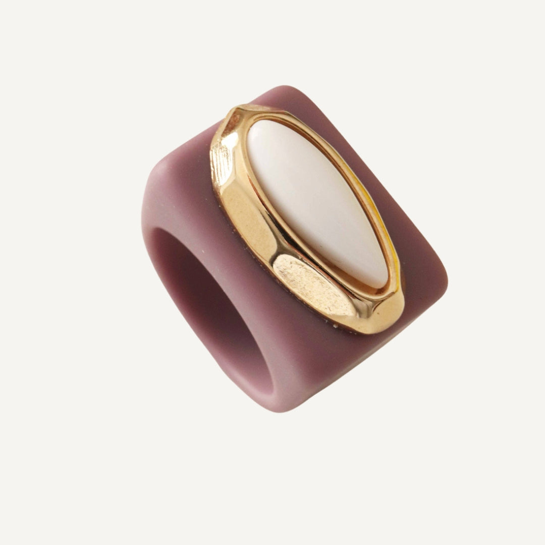Anillo - Mora con Madreperla