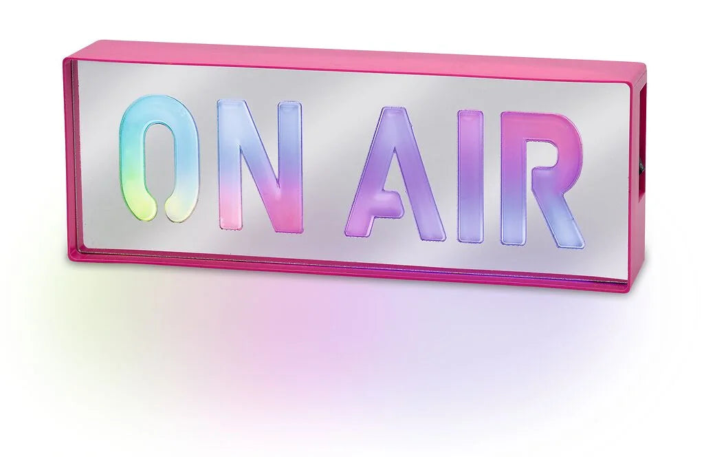 Letrero “On Air” de luces LED