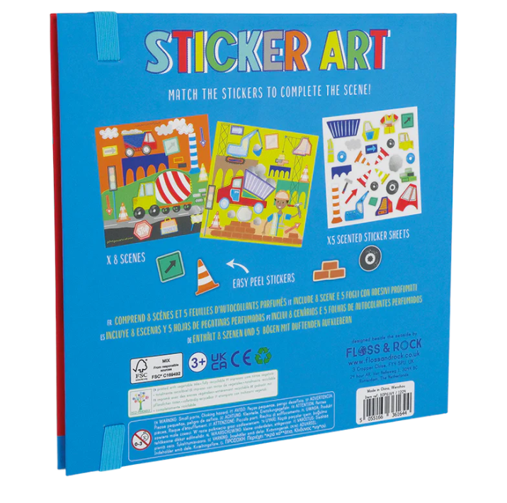 Libro de pegatinas con olor (varios modelos)