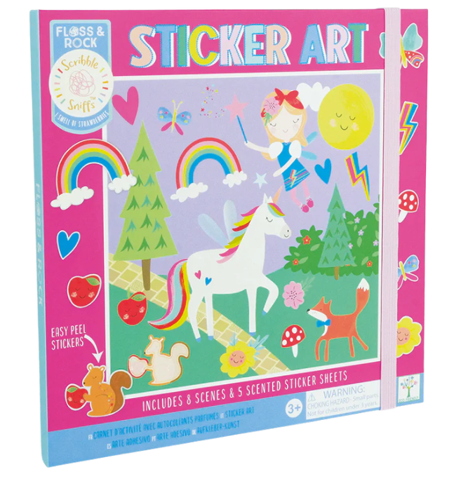 Libro de pegatinas con olor (varios modelos)