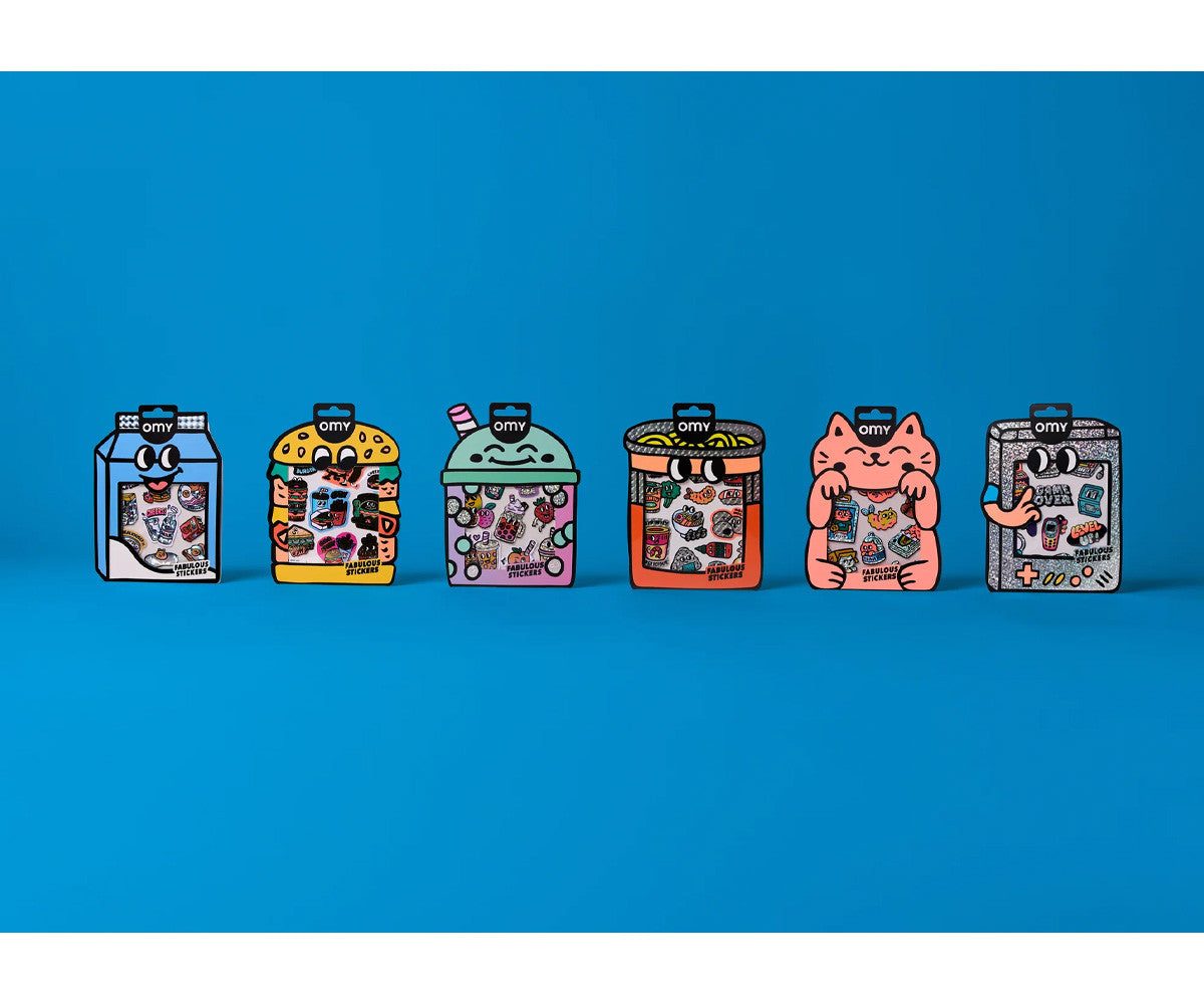 Pegatinas Fluorescentes - Big Bubble Tea