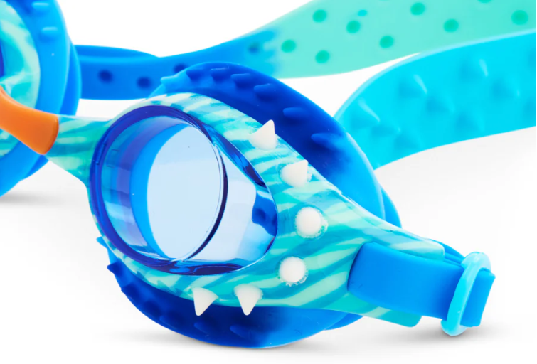 Gafas de natación - Dinosaurio azul