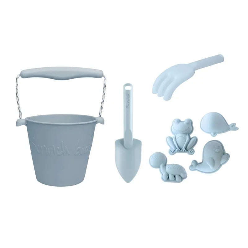 Cubo plegable de silicona + Pala + Accesorios - Casa de Fieras