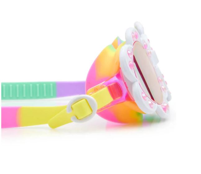 Gafas de natación - Flor blanca