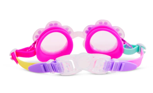 Gafas de natación - Flor rosa