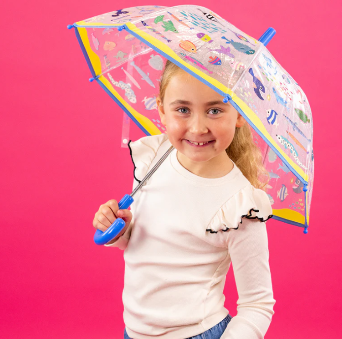 Paragüas transparente - Océano