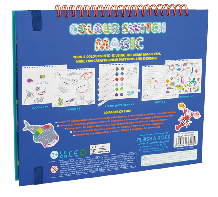 Cuaderno mágico - Cambia de color (varios modelos)