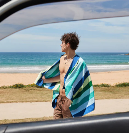 Toalla - Rayas - Cool Lagon