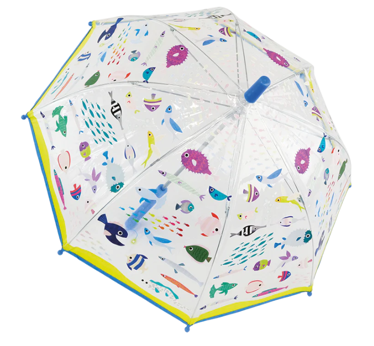 Paragüas transparente - Océano