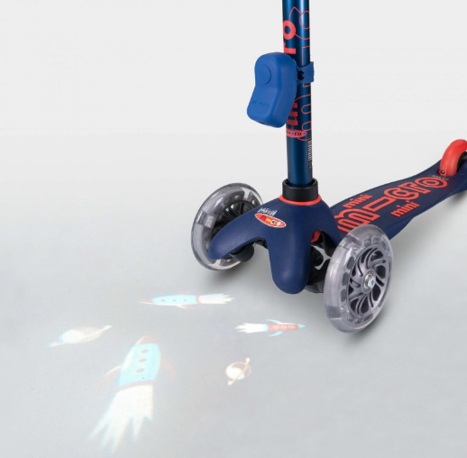 Luz de patinete/Proyector - Cohete