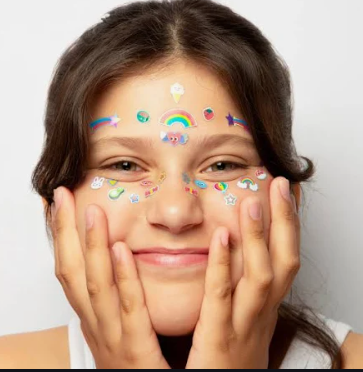 Pegatinas para la cara (varios modelos)