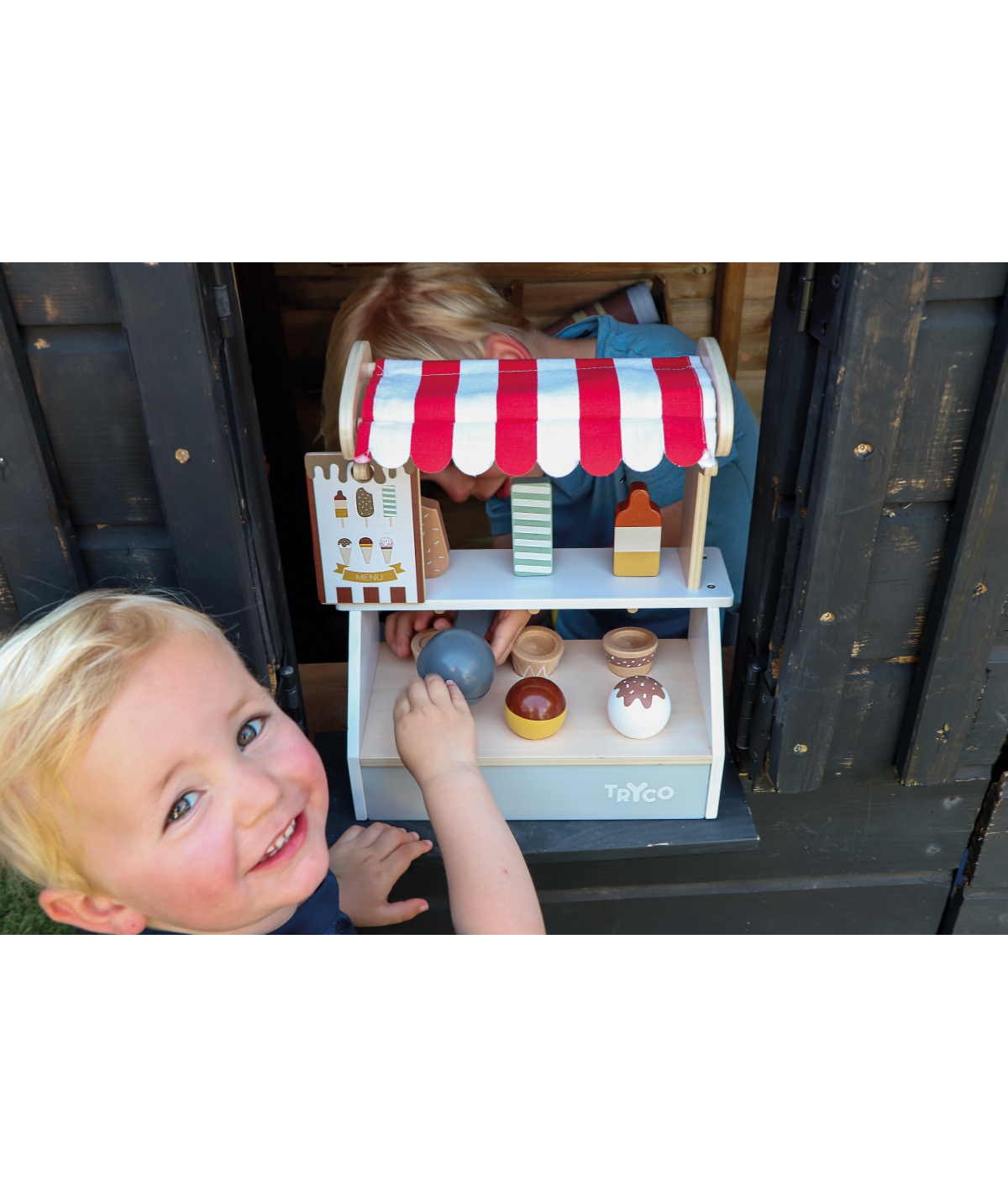 Heladería de madera