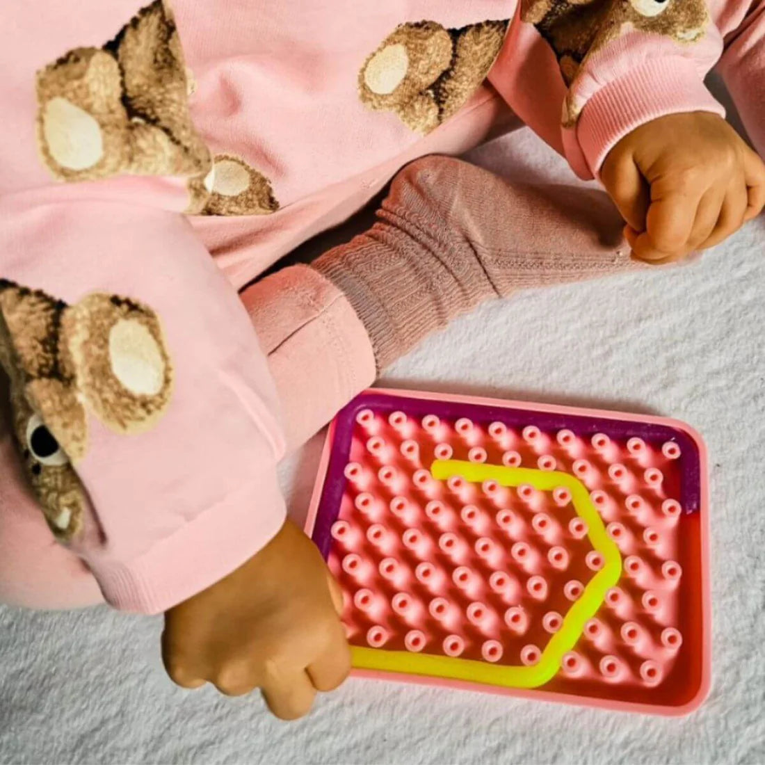 Juguete sensorial - Gusanos elásticos