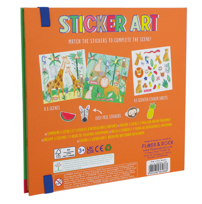 Libro de pegatinas con olor (varios modelos)