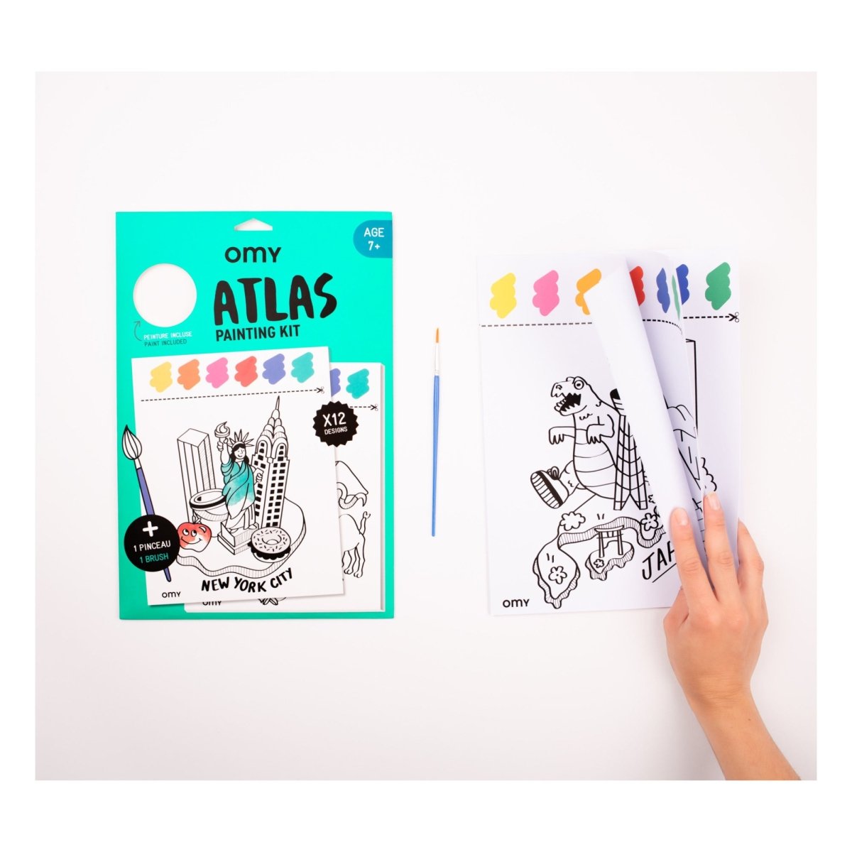 Acuarela seca - Atlas - Casa de Fieras