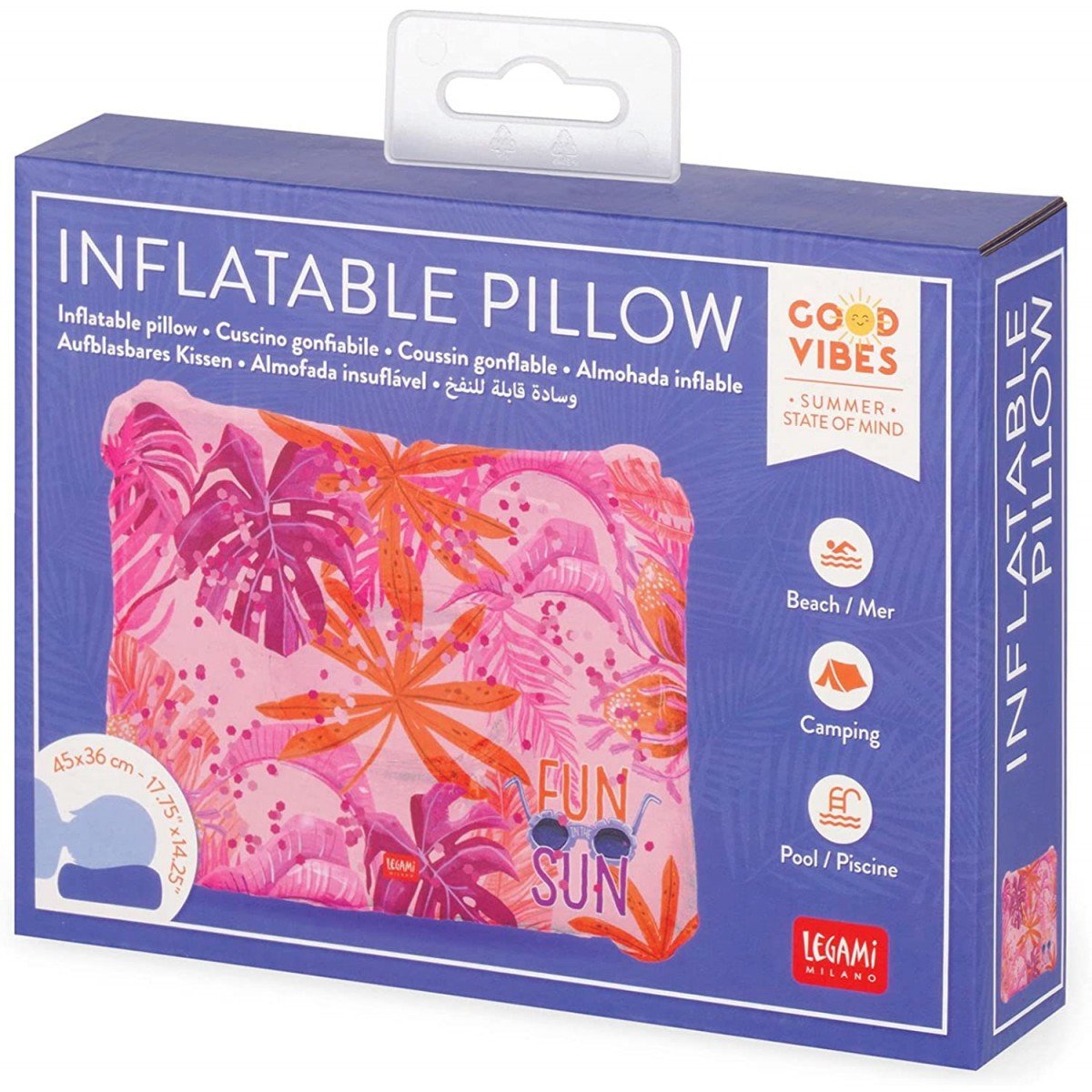 Almohada inflable - Tropical - Casa de Fieras