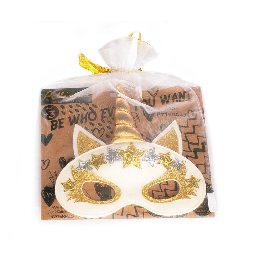 Antifaz Unicornio Gold - Casa de Fieras