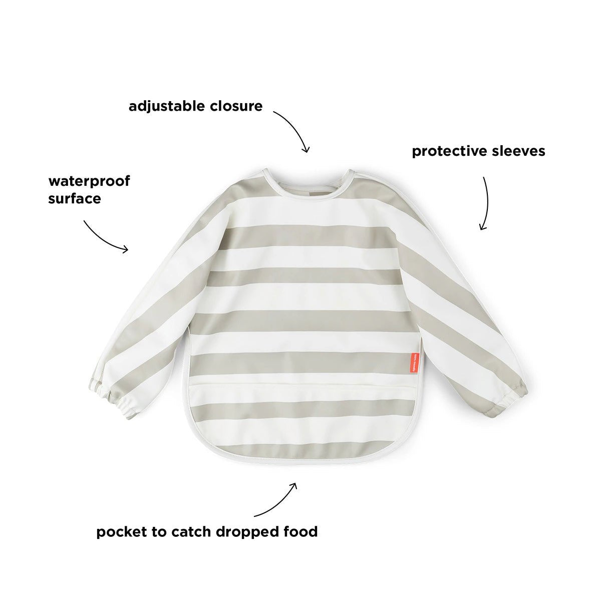 Babero con mangas - Beige - Casa de Fieras