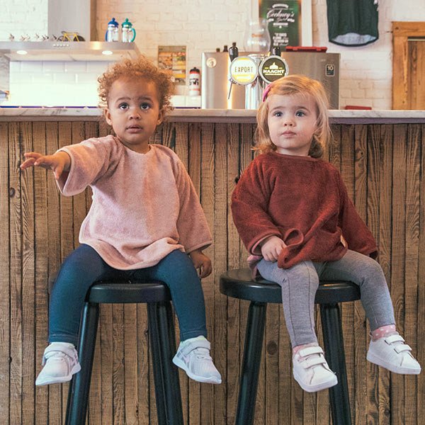 Babero mangas (Bambú) - Gris antracita - Casa de Fieras