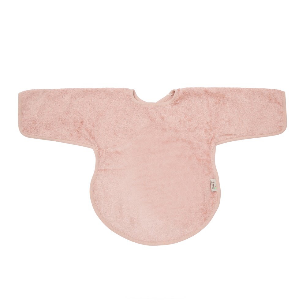 Babero mangas (Bambú) - Rosa atalcado - Casa de Fieras