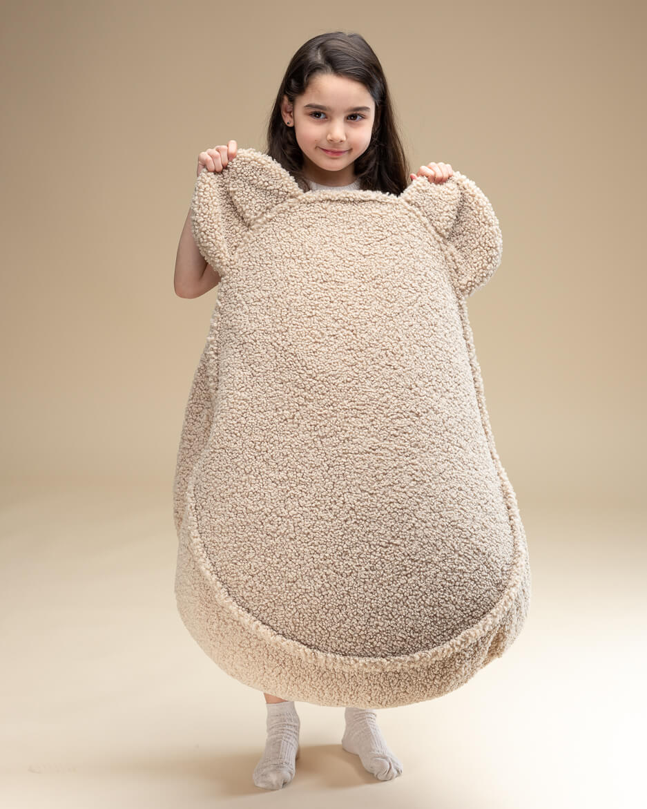 Beanbag Bear chair - Teddy - Biscuit - Casa de Fieras